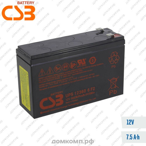 Батарея для ИБП CSB UPS123606 12V 7.5Ah