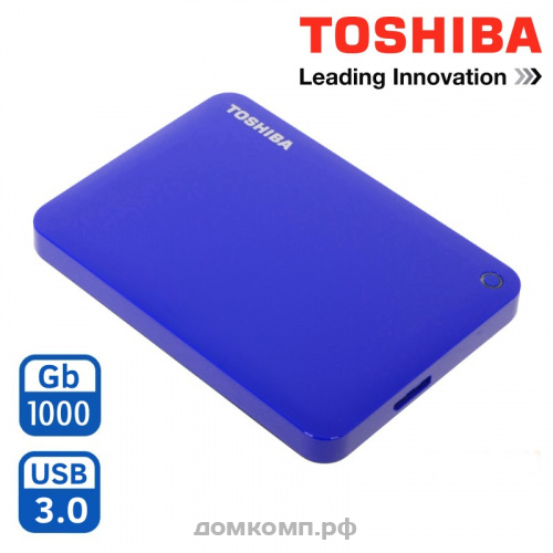 Внешний HDD 1 Тб Toshiba Canvio Connect II HDTC810EL3AA