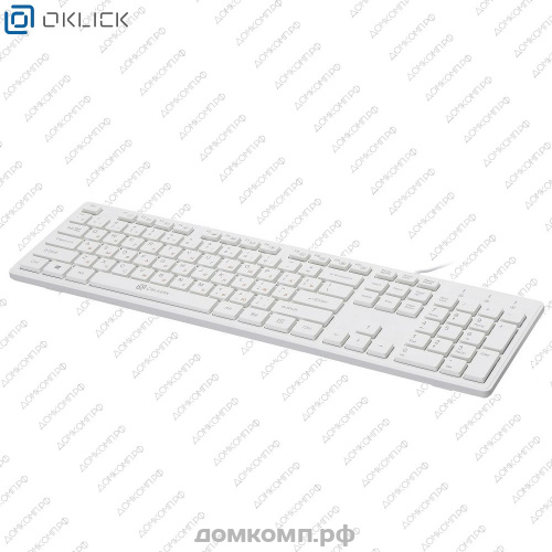 Клавиатура Oklick 500M White