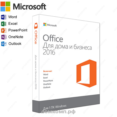 ПО Microsoft Office Home and Business 2016 Rus карта с ключом (T5D-02705)