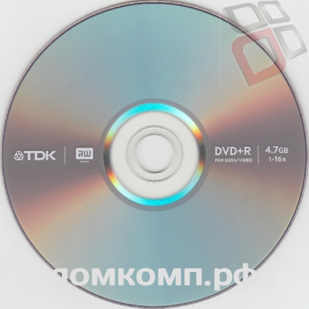 TDK_DVDR_16x_Disc_Top