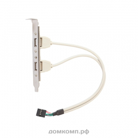 Косичка USB 2.0 2-коннектора к материнской плате 9-pin
