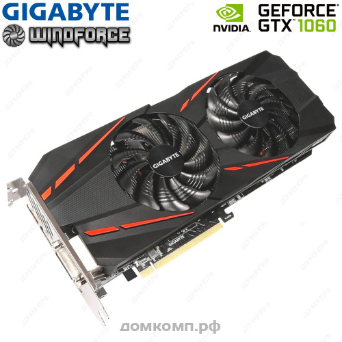 Видеокарта Gigabyte GeForce GTX 1060 WF D5 [GV-N1060D5-3GD]