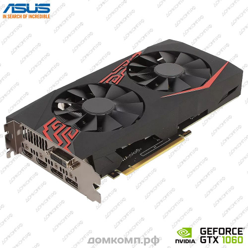 Видеокарта Asus GeForce GTX 1060 EXPEDITION OC [EX-GTX1060-O6G]