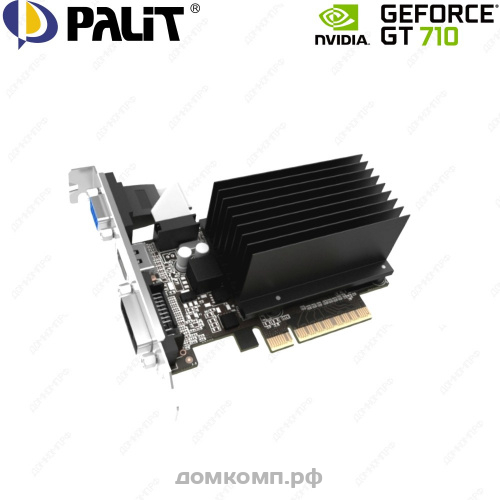 Видеокарта Palit GeForce GT 710 Silent LP [NEAT7100HD46-2080H]