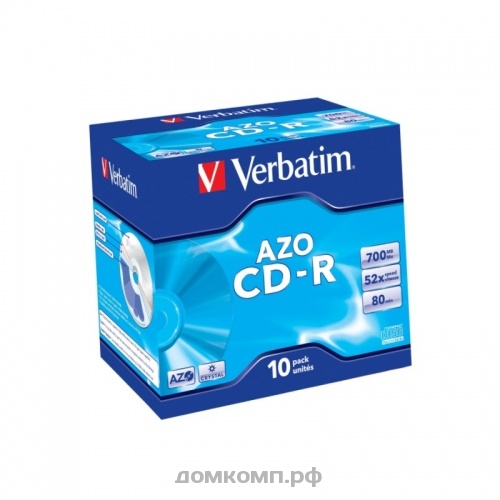 Диск CD-R Verbatim 700 Mb [52x, Jewel, 10шт.]